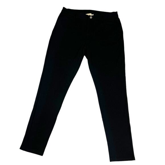 Michael Michael Kors Pants Solid Black Zip Fly Skinny Women's‎ 10 Career Neutral - Picture 1 of 12